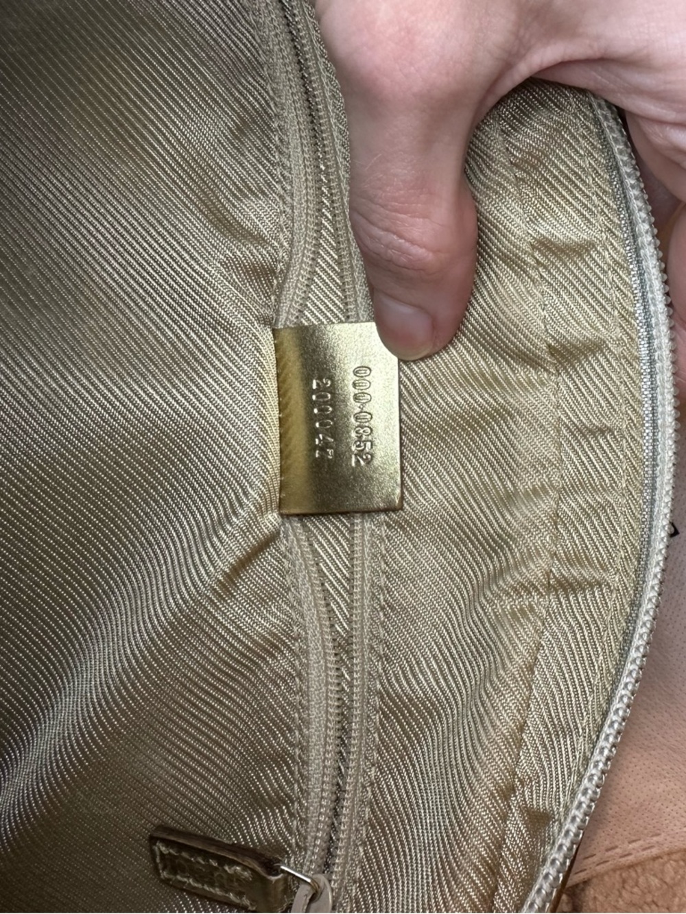 Vintage Gucci Canvas Bowling Bag - Picture 4 of 6